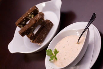 Mushrooms puree