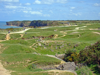 La pointe du Hoc - débarquement en Normandie
