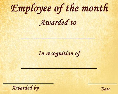 employee of the month
