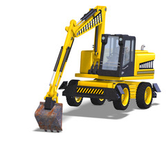 wheel excavator