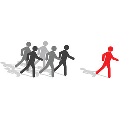 Be different, step out from the crowd