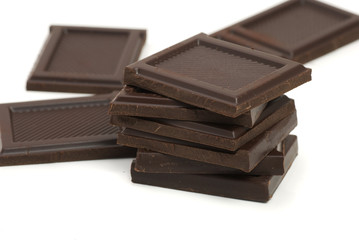 Blocks of chocolate