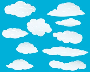 Cercles muraux Ciel ensemble de nuages