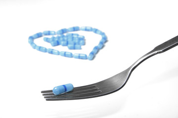 Fototapeta premium Medikation von Herzkrankheiten