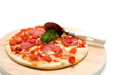 Pizza  isolated on white background