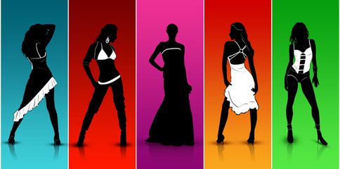 Colorful Fashion Show