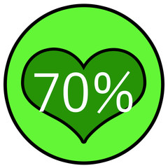 70% Rabatt