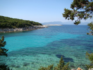 Fototapeta premium Emblisi Bucht im Norden Kefalonias