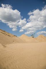 sand extraction site