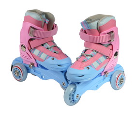 roller skates on a white background