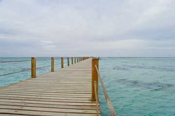 Obraz premium Red sea | Pier near Sharm-el-Sheikh
