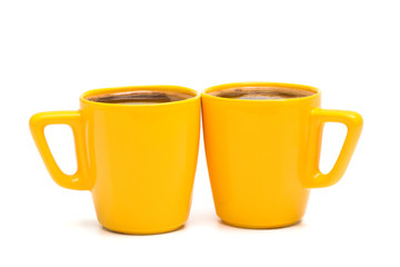 mugs of coffee