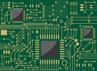 Microcircuit as a background