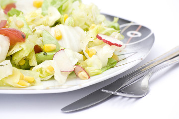 close up of salad