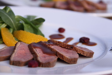 Salat mit Entenbrust