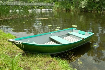 boat on a river