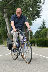 Obraz premium Promenade à vélo