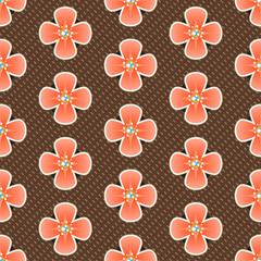 flower pattern vector