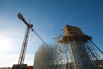 Crane from bellow