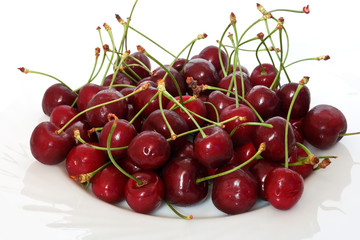 Obraz na płótnie Canvas Group of cherries