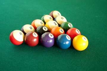 Billiard balls set