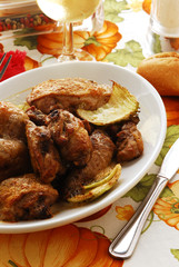 Faraona alla panna con cuore di sedano - Secondi Veneto