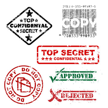 Top secret and other stamps