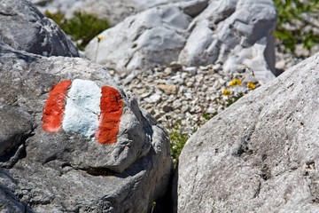 Markierung Wanderweg