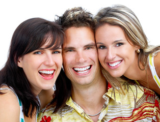Happy people