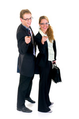 Young businesspeople