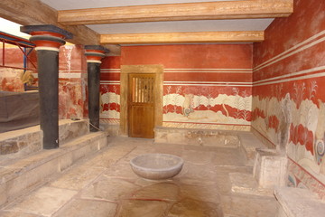 Antike Griechenland Kreta Badehaus