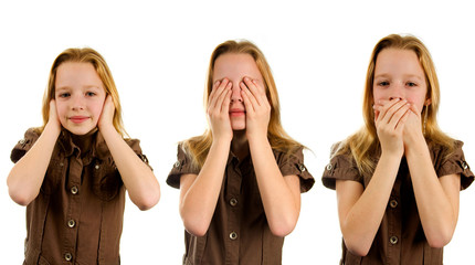 hear, see and speak no evil