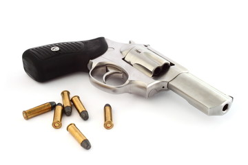 Revolver and bullets