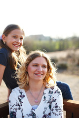 Obraz premium Mutter mit Tochter