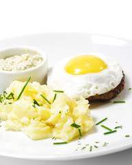 Beef Steak with Fried Egg