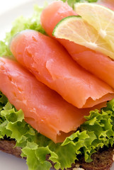 Lachs Sandwich