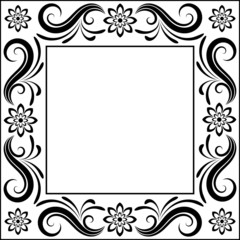 Floral frame