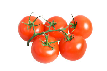 Bunch of fresh tomatoes