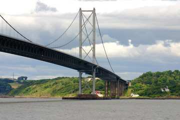 Forth road suspension bridge