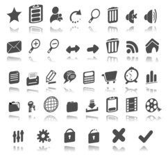 Many web icons. Vector illustration