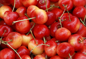 Cherries at the greengrocer