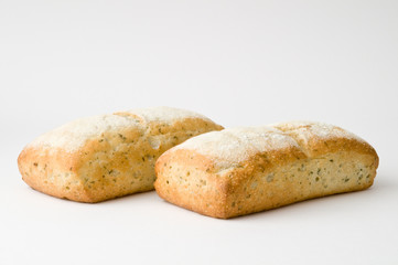 Weizenbrötchen mit Gewürz (Bärlauch)