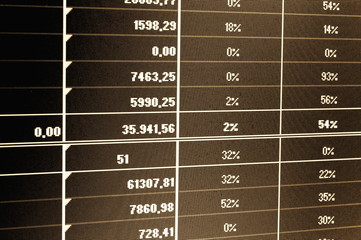 Obraz premium business data