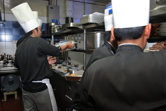 chefs at work