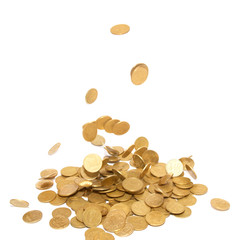 Rain of golden coins