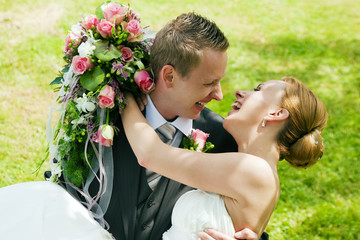 Hochzeit - glückliches Paar