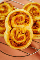 Baked Ham Scrolls