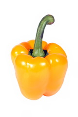 yellow pepper on a white background. (isolated)