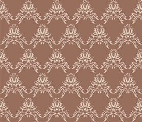Damask (Victorian) seamless pattern