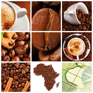 Coffee collage